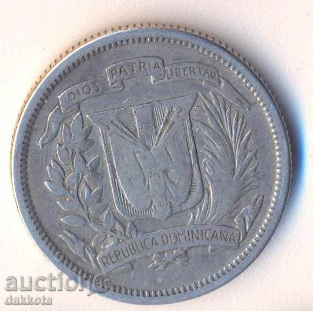 Доминиканска република 25 с. 1944 год., гр.6, тираж 400 хил. с цена 35.00 лв. | € 17.90 Доминиканска република 25 с. 1944 год., гр.6, тираж 400 хил. с цена 35.00 лв. | € 17.90