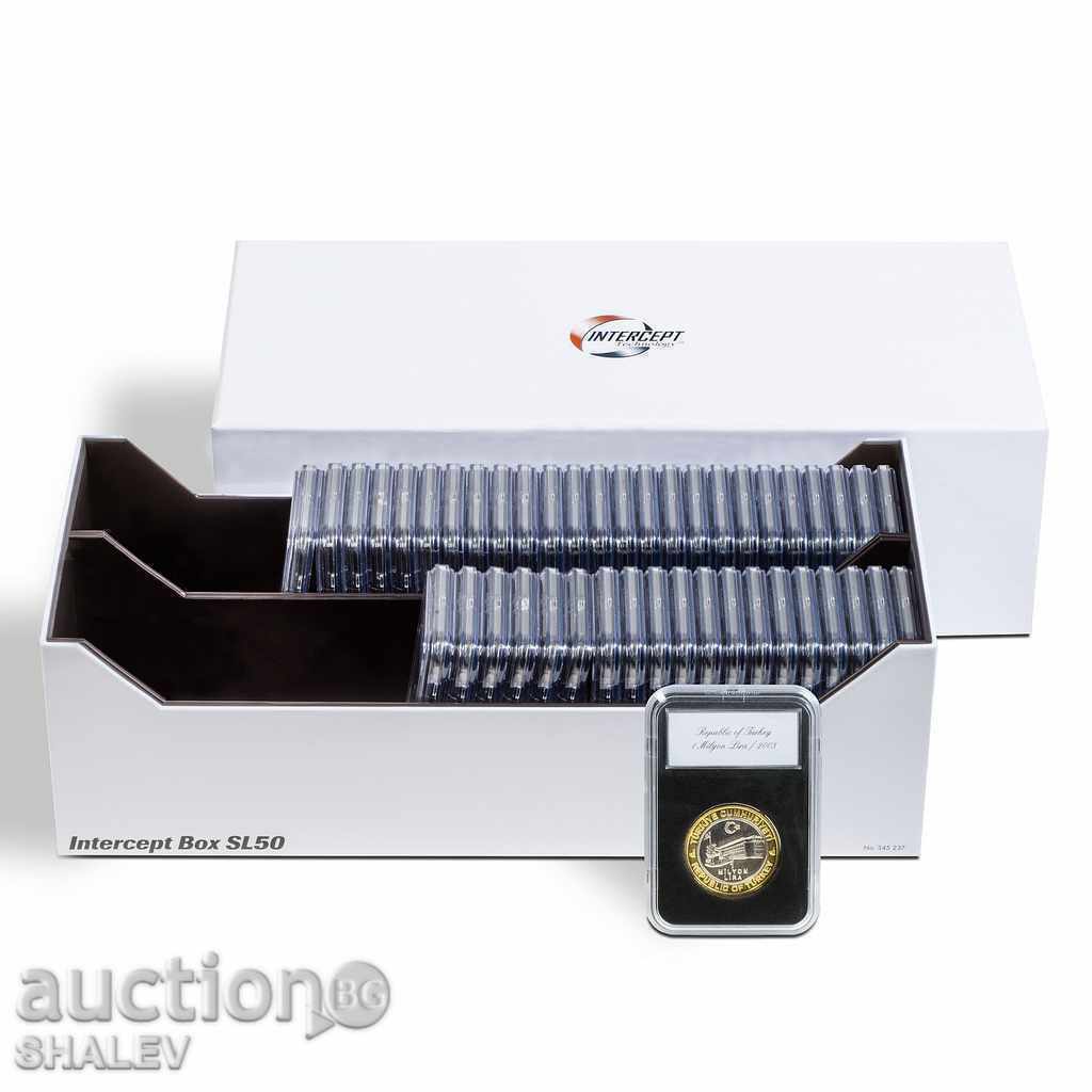 Κουτί INTERCEPT "Leuchtturm" για 50 τεμάχια slabs (2999) με τιμή € 28.89 | 56.50 BGN Κουτί INTERCEPT "Leuchtturm" για 50 τεμάχια slabs (2999) με τιμή € 28.89 | 56.50 BGN