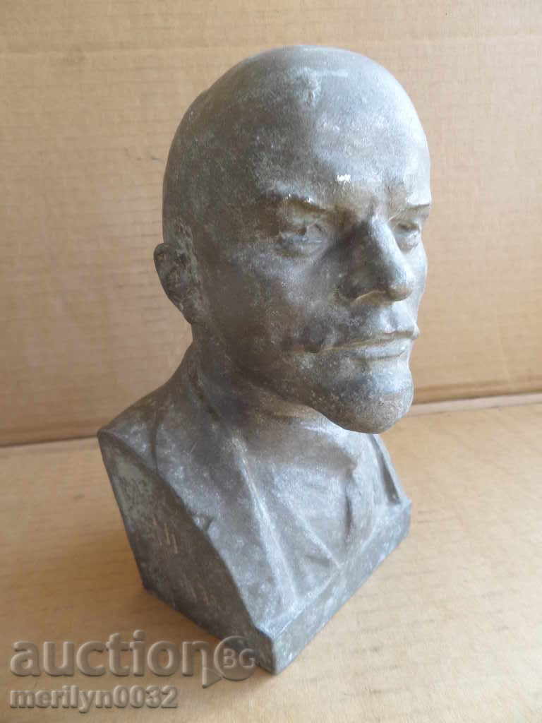 Алуминиев бюст на Ленин, фигура, пластика, статуетка - 5 Алуминиев бюст на Ленин, фигура, пластика, статуетка - 5