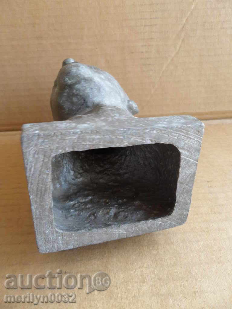 Алуминиев бюст на Ленин, фигура, пластика, статуетка - 6 Алуминиев бюст на Ленин, фигура, пластика, статуетка - 6