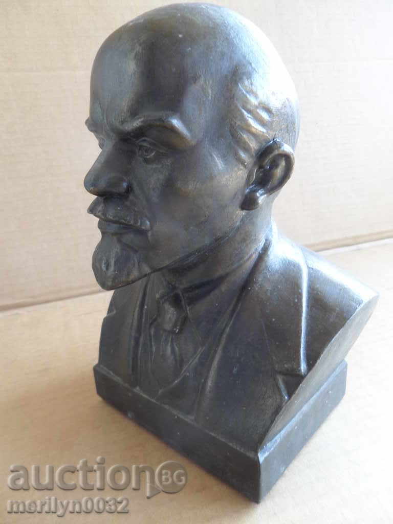 Аукцион Алуминиев бюст на Ленин, фигура, пластика, статуетка Аукцион Алуминиев бюст на Ленин, фигура, пластика, статуетка