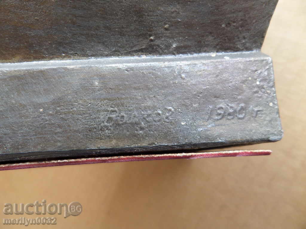 Алуминиев бюст на Ленин, фигура, пластика, статуетка - 6 Алуминиев бюст на Ленин, фигура, пластика, статуетка - 6