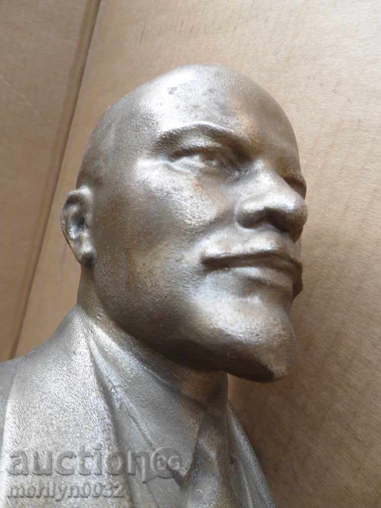 Aluminum bust of Lenin, figure, plastic, statuette - 7 Aluminum bust of Lenin, figure, plastic, statuette - 7