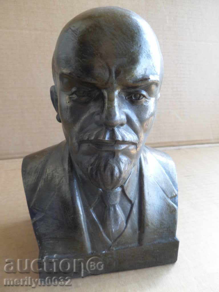 Aluminum bust of Lenin, figure, plastic, statuette - 7 Aluminum bust of Lenin, figure, plastic, statuette - 7