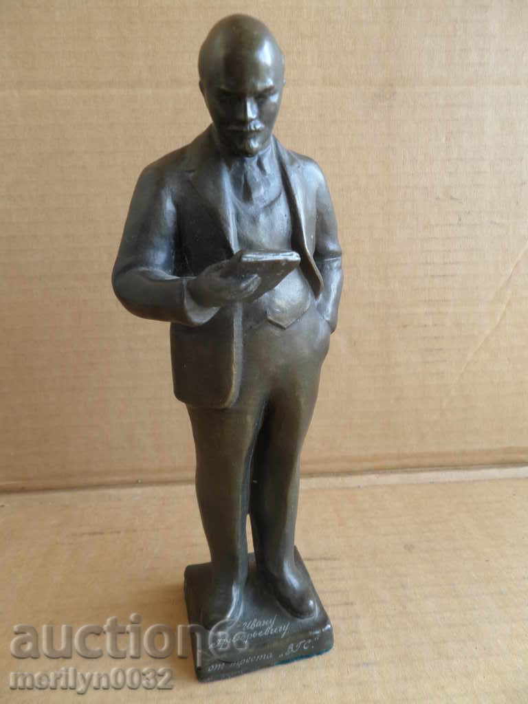 Aluminiu figura Lenin inscripție 1978god figurina din plastic