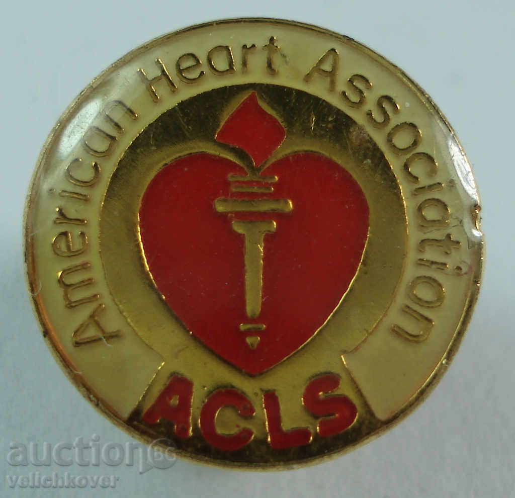 15842 САЩ знак Американска Асоциация грижа за сърцето