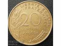 Γαλλία - 20 centimes 1965