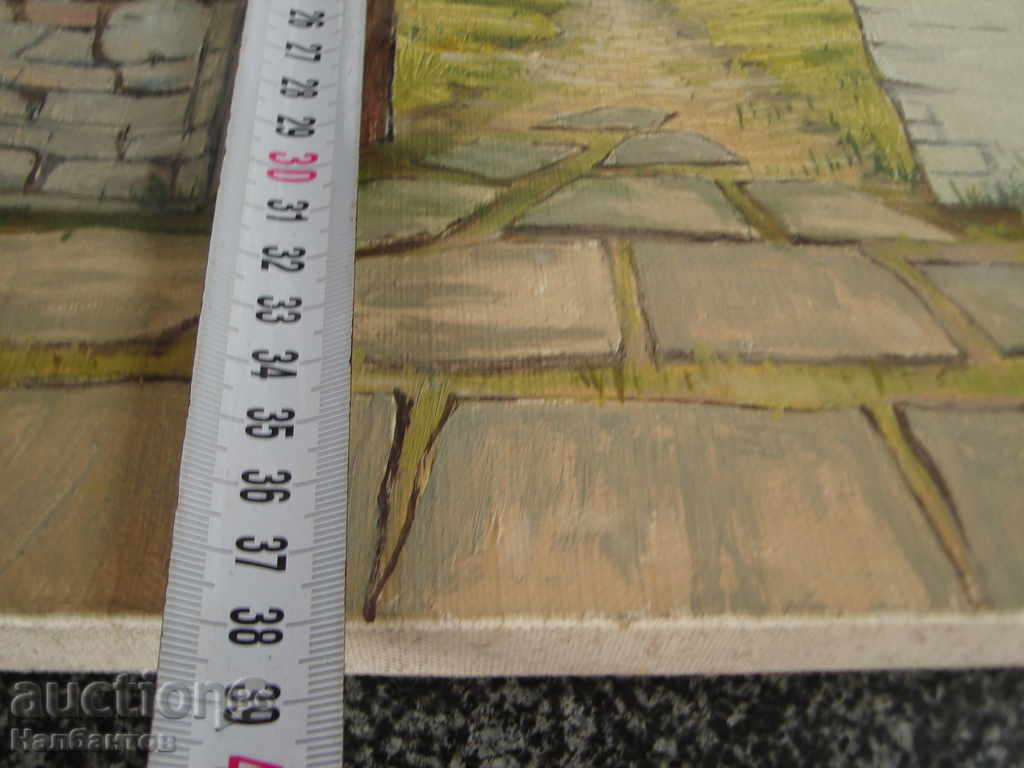 BULGARIAN PICTURE OIL OF PAINTER CHURCH - M. MINEV gargarta - 5 BULGARIAN PICTURE OIL OF PAINTER CHURCH - M. MINEV gargarta - 5