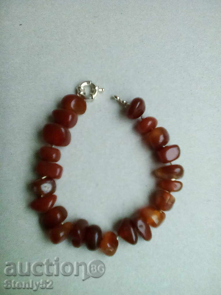 Bracelet with 22 pcs. natural stone.