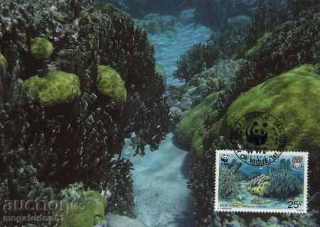 WWF set of cards maximum Tuvalu 1992 - corals with price 7.00 BGN | € 3.58 WWF set of cards maximum Tuvalu 1992 - corals with price 7.00 BGN | € 3.58