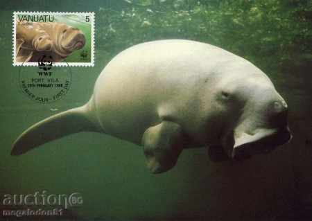 WWF card set maximum Vanuatu 1988 - dugong