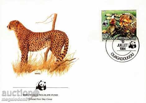 Delivery of WWF set of envelope env. Envelope 1984 - cheetah Delivery of WWF set of envelope env. Envelope 1984 - cheetah