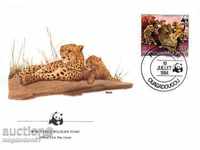WWF set of envelope env. Envelope 1984 - cheetah