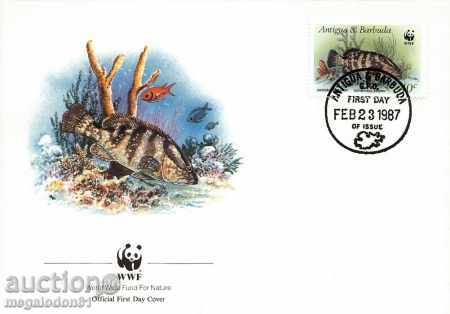 WWF FDC Kit Antigua & Barbuda 1987 with price 6.00 BGN | € 3.07 WWF FDC Kit Antigua & Barbuda 1987 with price 6.00 BGN | € 3.07