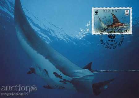 WWF Cards Maximum Kiribati 1991 with price 8.00 BGN | € 4.09 WWF Cards Maximum Kiribati 1991 with price 8.00 BGN | € 4.09