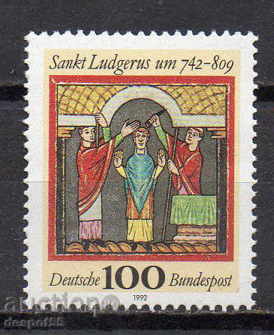 1992. Germany. 1250 since the birth of St. Ludwig