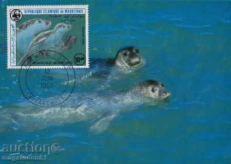 Auction WWF Max Mauritania 1986 maps Auction WWF Max Mauritania 1986 maps