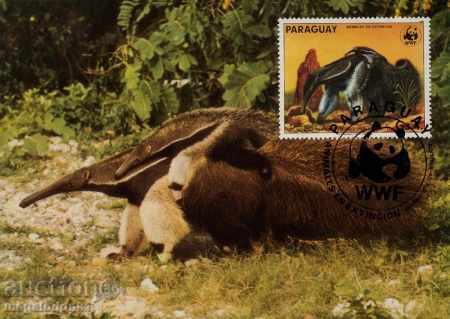 Auction WWF Max Paraguay 1985 maps Auction WWF Max Paraguay 1985 maps