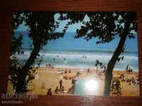 Postcard - OBZOR - THE BEACH - 1980