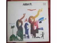 music plate Abba