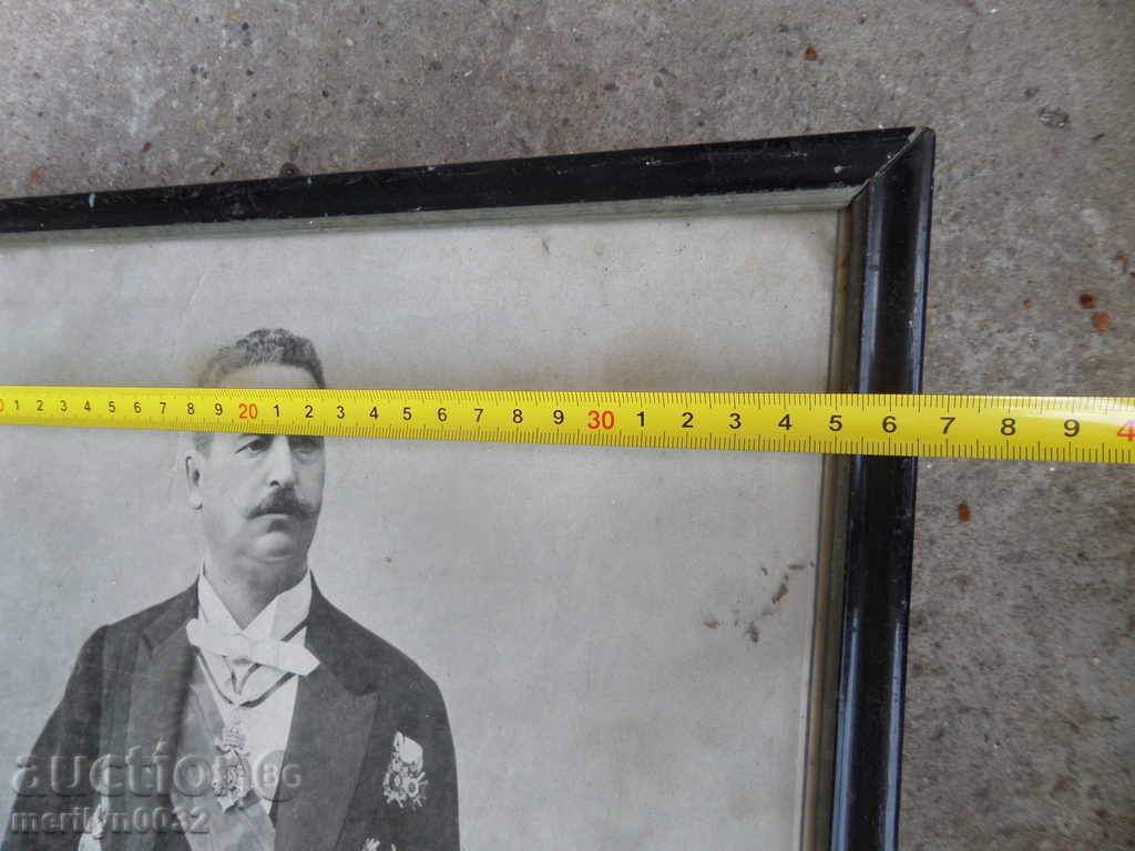 Picture framed by Konstantin Stoilov with autograph portrait - 6