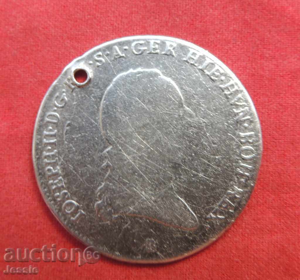 1/4 Kronenthaler 1789 În Țările de Jos austriece Franz Joseph II cu preț € 19.29 | 37.73 BGN