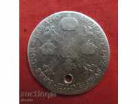 1/4 kronenthaler 1790 A Austrian Netherlands Franz Joseph II