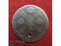 1/4 kronenthaler 1790 A Austrian Netherlands Franz Joseph II