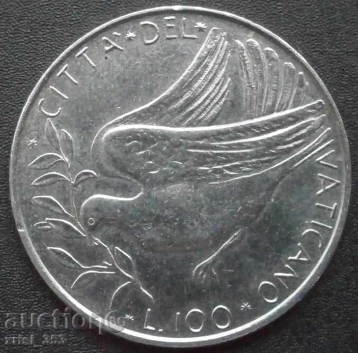 Vatican 100 liras 1973 / XI