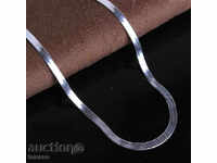 Посребрен мъжки ланец