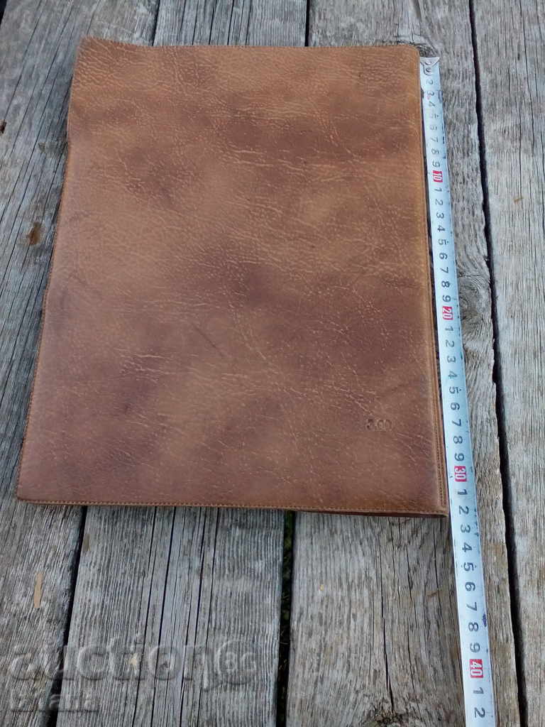Auction  Leather folder