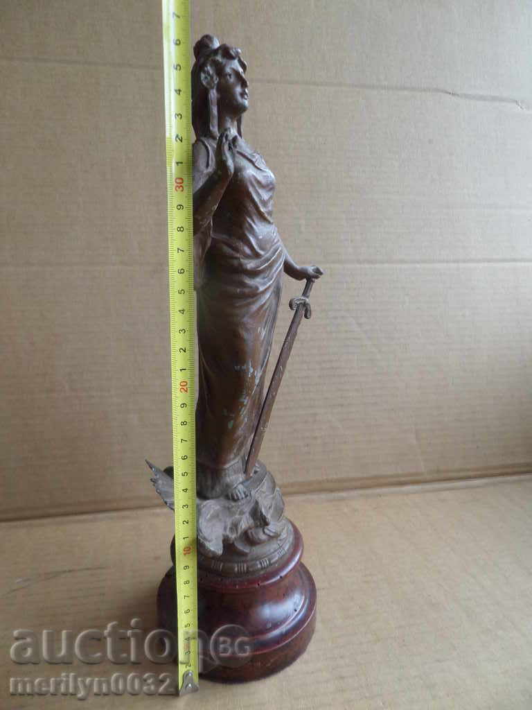 σχήμα Αγαλματίδιο ειδώλιο γλυπτική γλυπτική Beg του 20ου αιώνα - 7