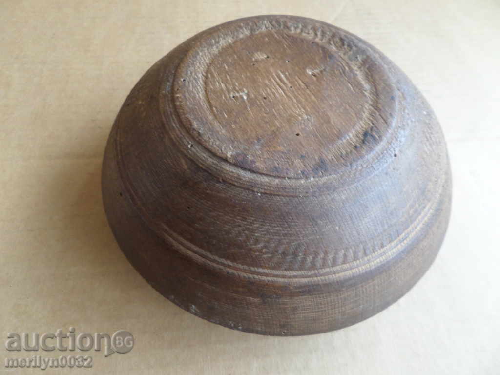 Old wooden vessel, sahan, bowl, cup with lid, wooden - 7 Old wooden vessel, sahan, bowl, cup with lid, wooden - 7