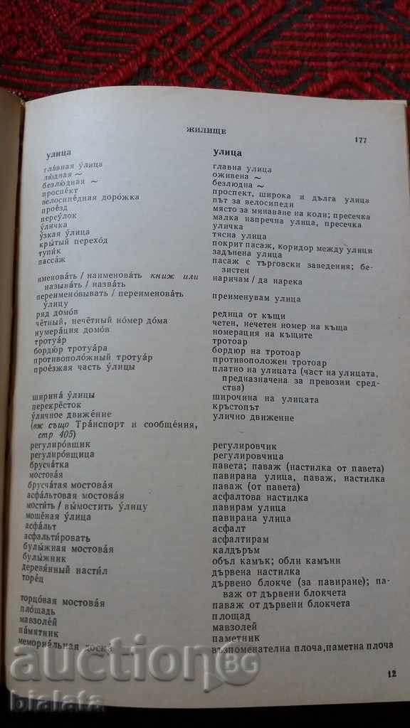 Delivery of Thematic Russian-Bulgarian Dictionary Delivery of Thematic Russian-Bulgarian Dictionary