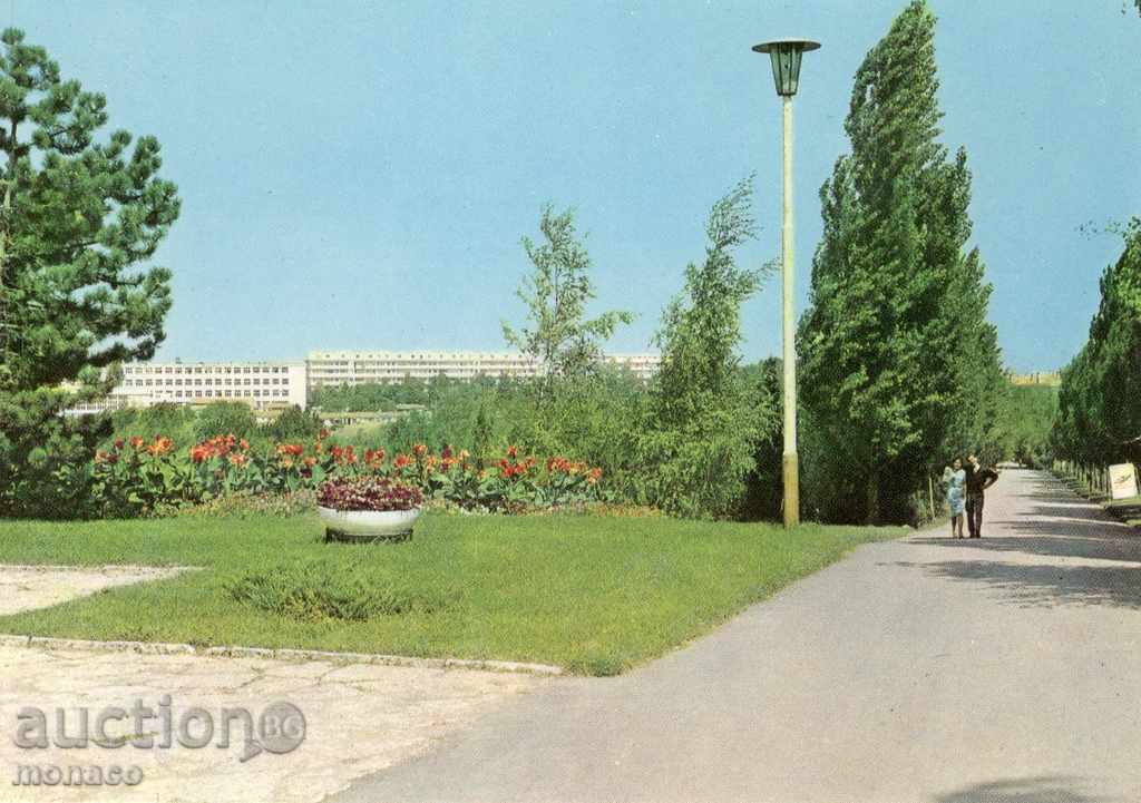 Postcard - Tolbuhin, Park Dock