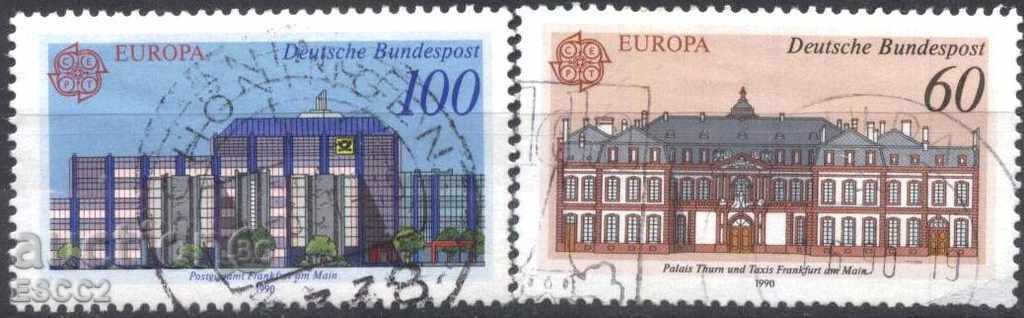Клеймовани марки  Европа СЕПТ 1990 от Германия[