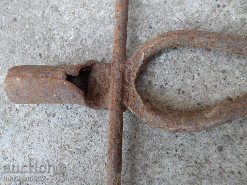 Παλιά σφυρήλατα δύο δόντια, δίκρανο, σφυρήλατο σίδερο - 6 Παλιά σφυρήλατα δύο δόντια, δίκρανο, σφυρήλατο σίδερο - 6