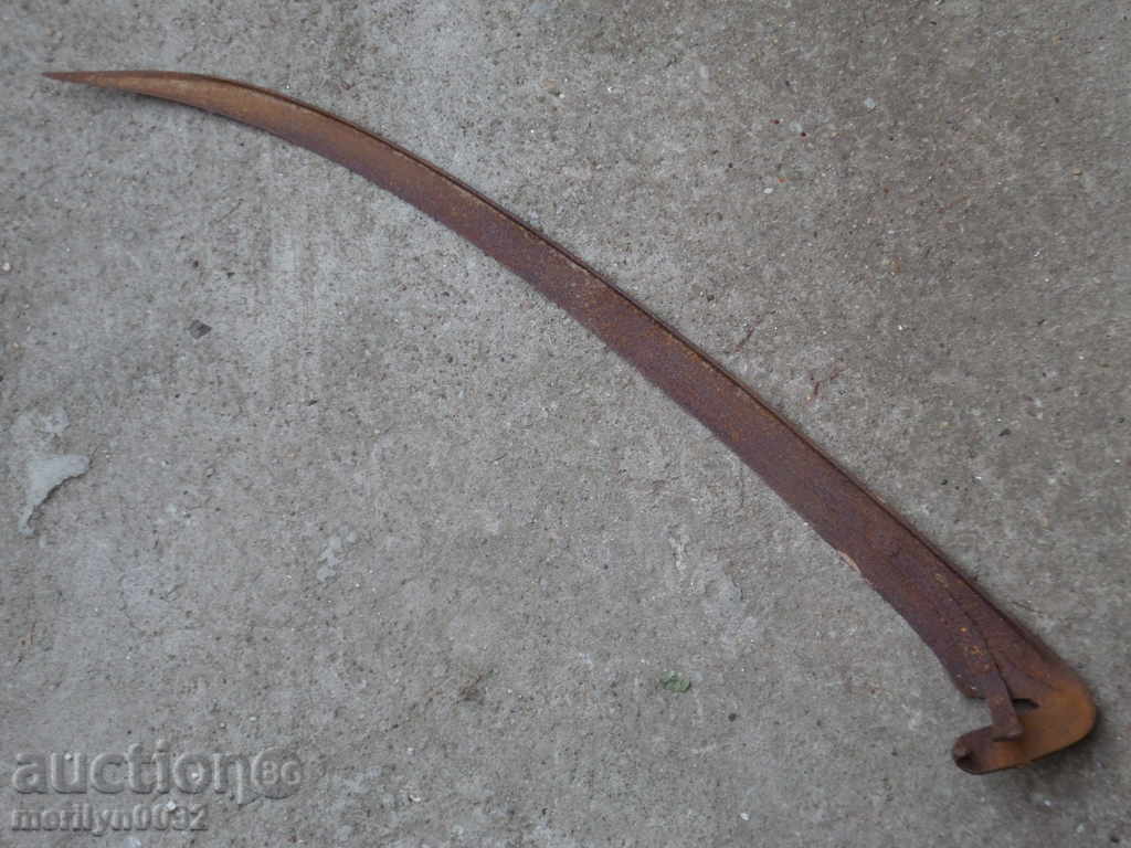 Old hand-forged mowing hair, wrought iron with price 46.00 BGN | € 23.52 Old hand-forged mowing hair, wrought iron with price 46.00 BGN | € 23.52