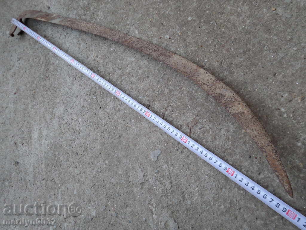 Old hand-forged mowing hair, wrought iron - 5 Old hand-forged mowing hair, wrought iron - 5