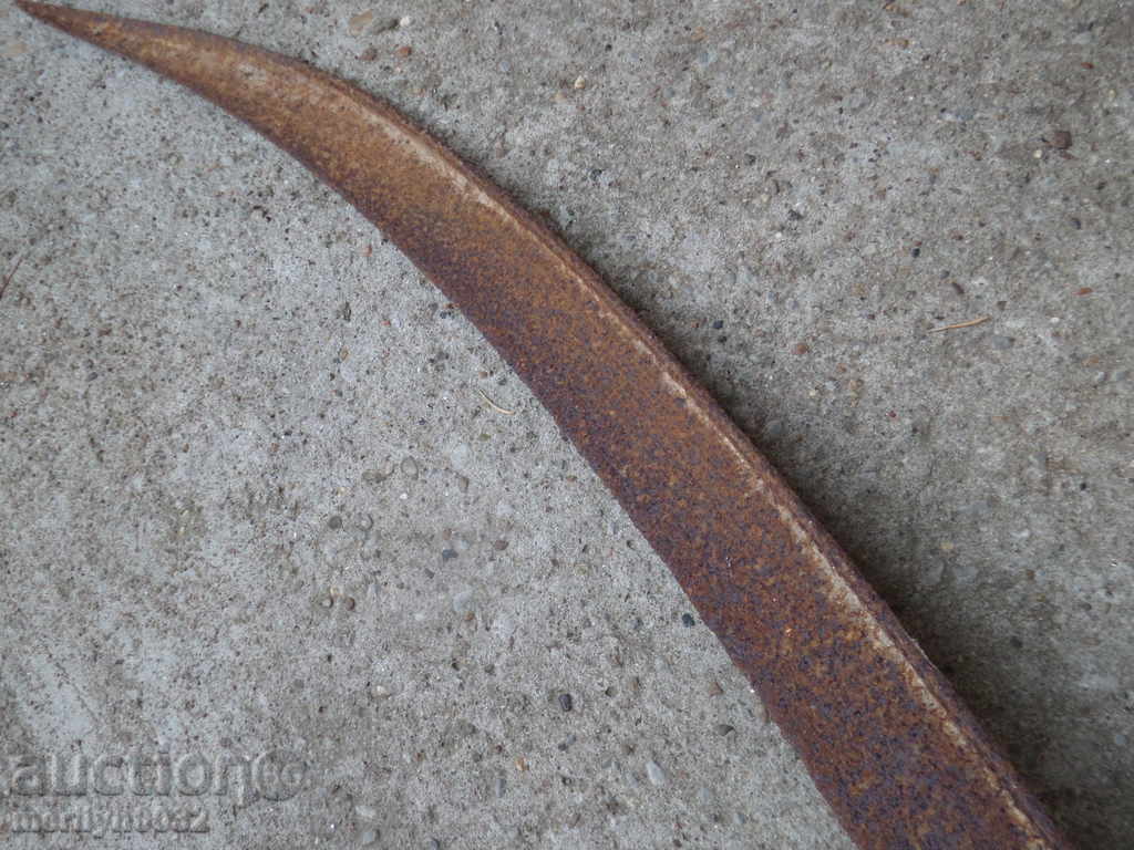 Old hand-forged mowing hair, wrought iron - 6 Old hand-forged mowing hair, wrought iron - 6