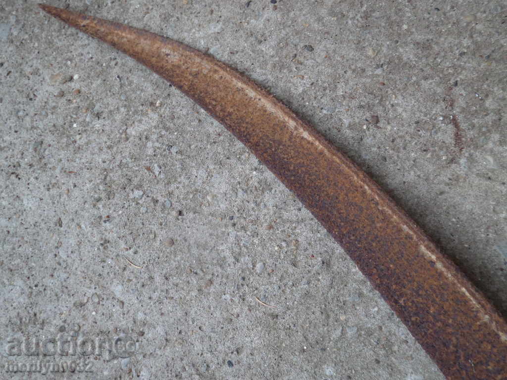 Old hand-forged mowing hair, wrought iron - 7 Old hand-forged mowing hair, wrought iron - 7
