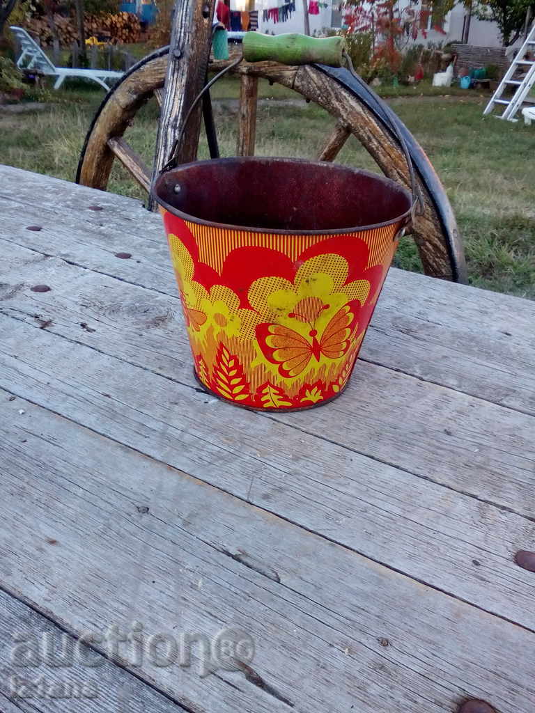 Children's metal bucket, bucket Children's metal bucket, bucket
