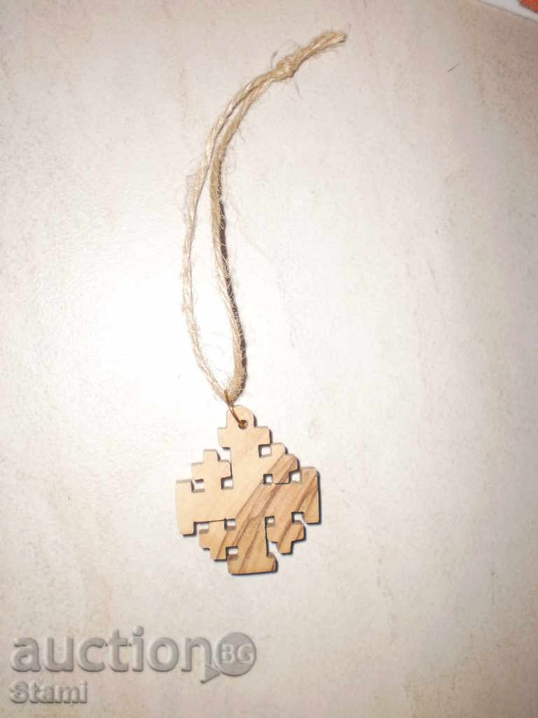 Auction A cross of the olive from Jerusalem, sanctified at the grave of God Auction A cross of the olive from Jerusalem, sanctified at the grave of God