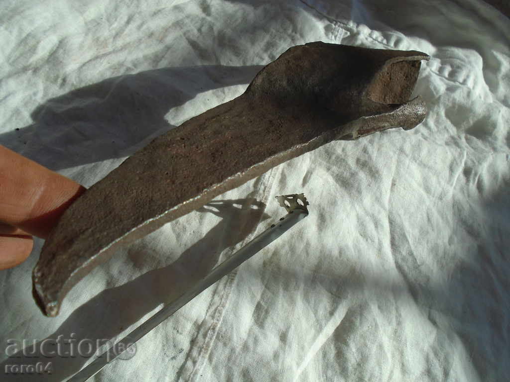 HEAVY OLD HANDMADE FOOT FABRIC - 6 HEAVY OLD HANDMADE FOOT FABRIC - 6