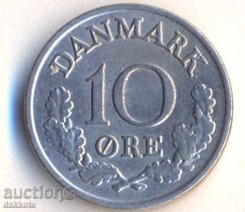 Danemarca 10 öre 1965