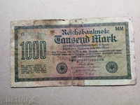 1000 марки Германия - 1922 г.