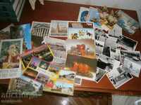 LOT OF CARDS & PHOTOGRAPHS - ABOUT 40 FILES - DIFFERENT TOPICS