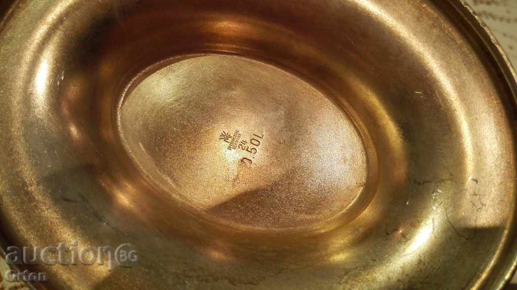 Auction An ancient silver-plated court-waiter WMF Auction An ancient silver-plated court-waiter WMF