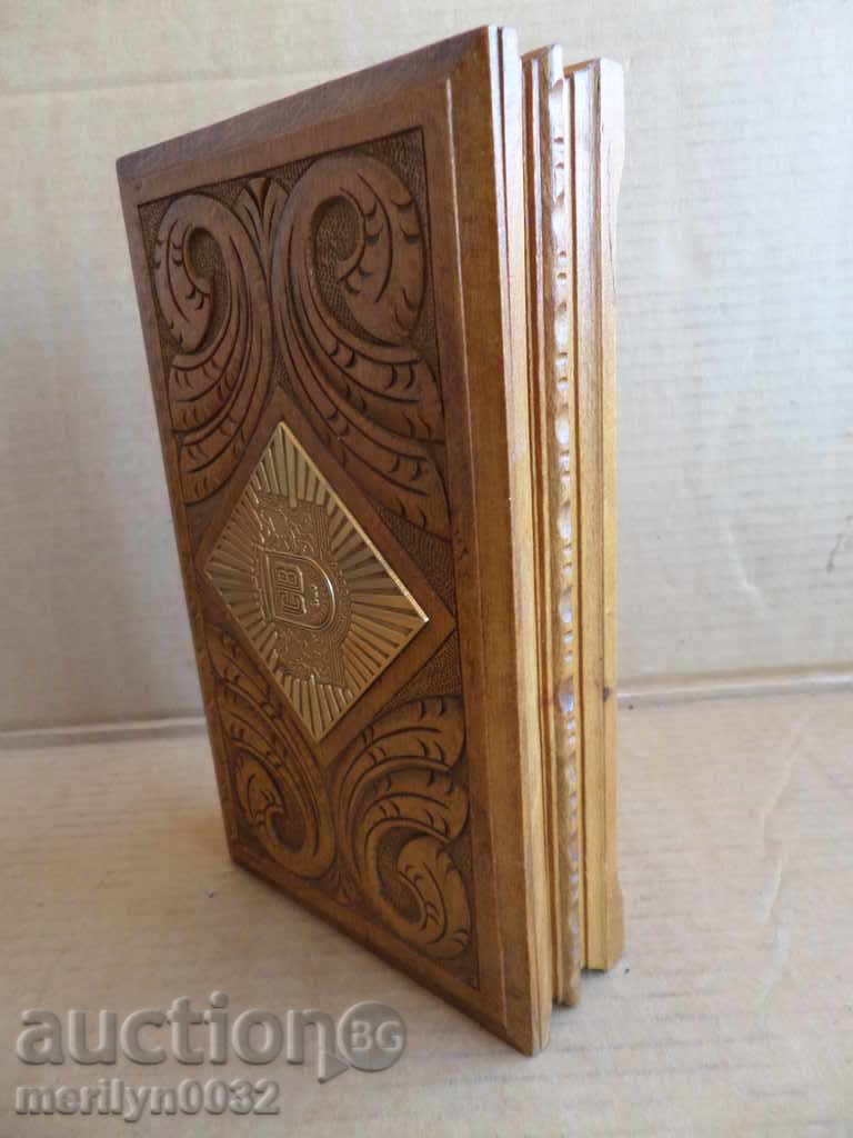 Jewelry Box Wood Carving Plaque of Construction Troops - 7 Jewelry Box Wood Carving Plaque of Construction Troops - 7