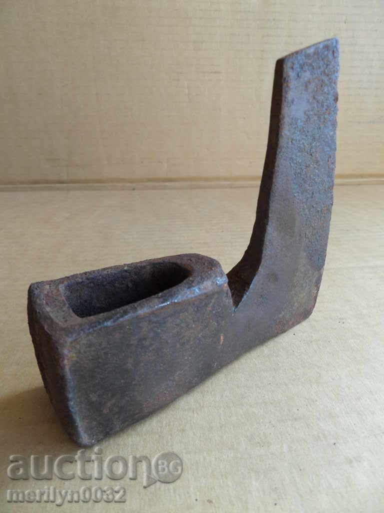 An old ax with a marker saber hat punch - 5 An old ax with a marker saber hat punch - 5